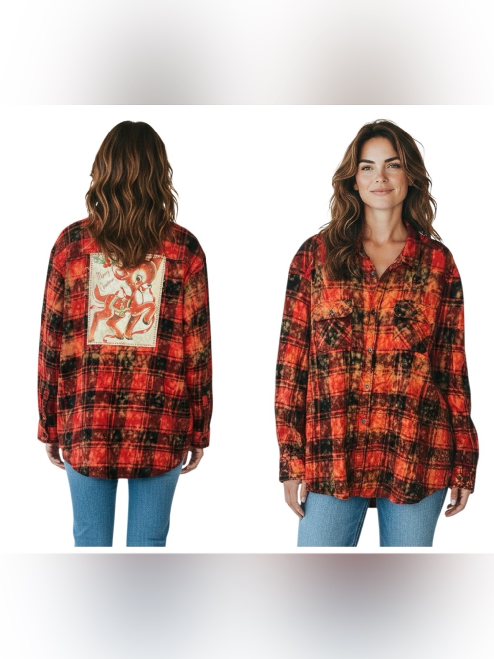 Angry Minnows Clothing Co. Red Plaid Flannel Check Shirt